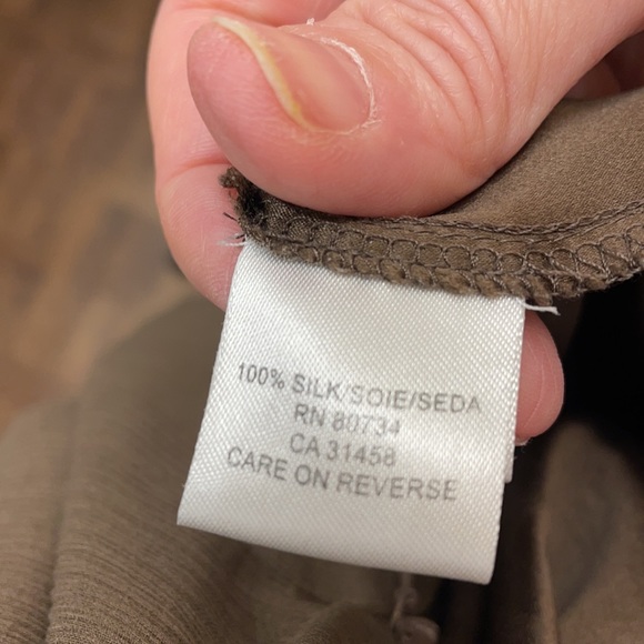 NWOT-Silk halter dress. Size 12 $60 - Picture 10 of 10